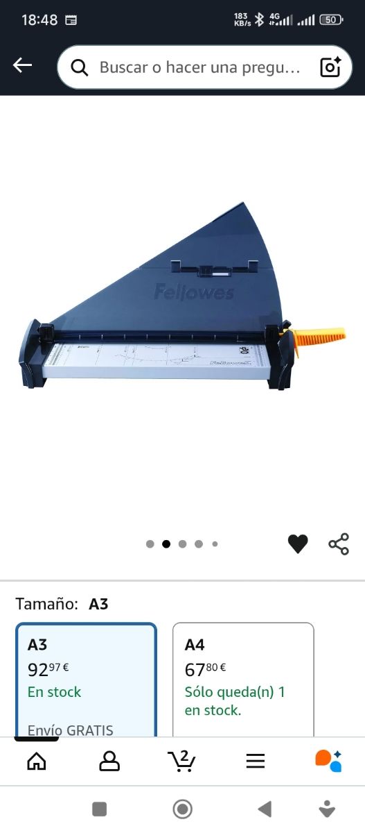 Guillotina Fellowes Fusion A3