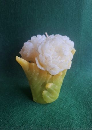 Candela decorativa a forma di fiore