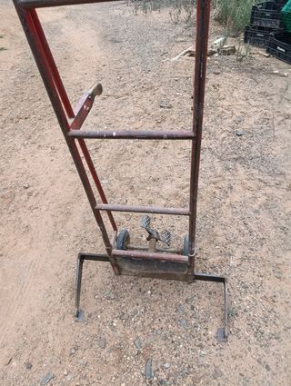 Carretilla para cajas.