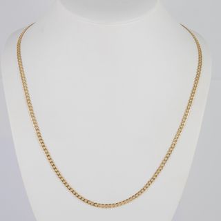 Cadena barbada oro 18k 750 60cm
