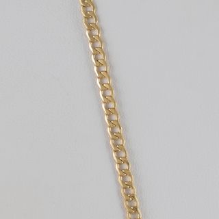 Cadena barbada oro 18k 750 60cm