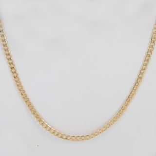 Cadena barbada oro 18k 750 60cm