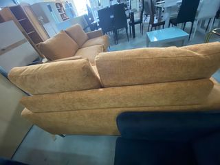 Sofá de 2 cuerpos naranja