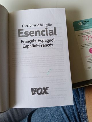 Diccionario de Francés editorial VOX