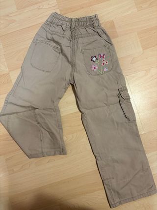 Pantaloni Bambina con Fiori