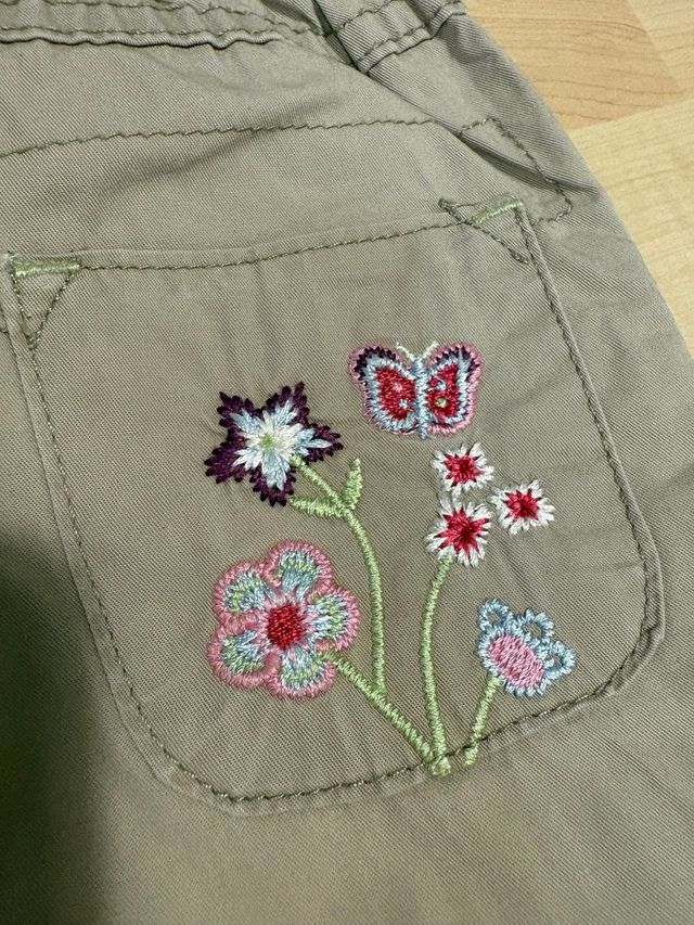 Pantaloni Bambina con Fiori