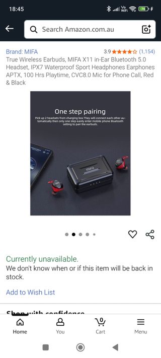 Auriculares MIFA X11 Bluetooth 5.0 Rojos/Negros