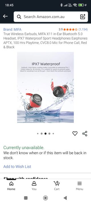 Auriculares MIFA X11 Bluetooth 5.0 Rojos/Negros