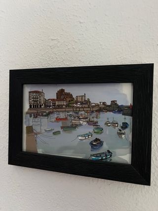 Lote 3 cuadros decorativos de Castro Urdiales