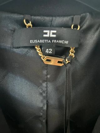 Gilet casacca Elisabetta Franchi 42 bottoni oro