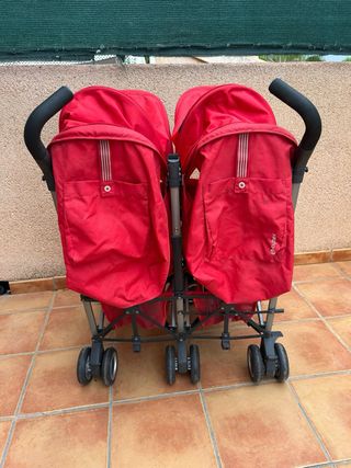 Silla gemelar CYBEX roja


