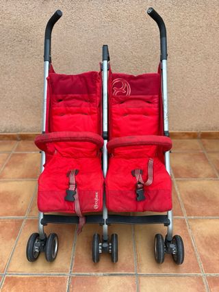 Silla gemelar CYBEX roja

