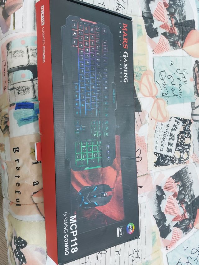 Teclado y Ratón Mars Gaming Negro