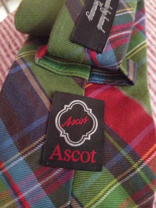 Corbata hombre Ascot 