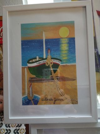 Tres láminas con su marco de Victòria Guerin