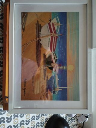 Tres láminas con su marco de Victòria Guerin