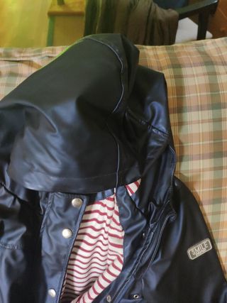 Chubasquero azul marino niño/a 10 años 140 cm