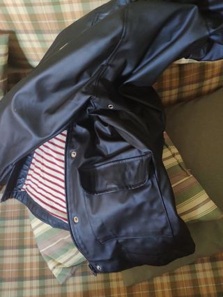 Chubasquero azul marino niño/a 10 años 140 cm