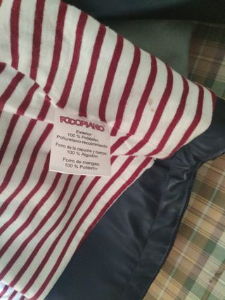 Chubasquero azul marino niño/a 10 años 140 cm