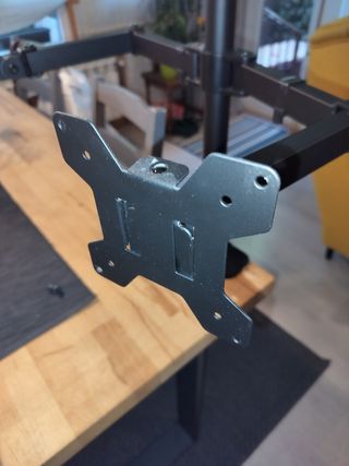 Brazo Soporte Doble Monitor dos pantallas 40cm