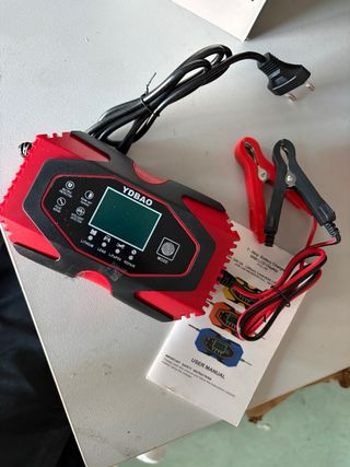 KIMIGO Cargador Bateria Coche, 12V 6A Cargador de 