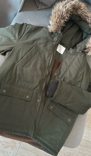 Parka niño verde talla 11/12