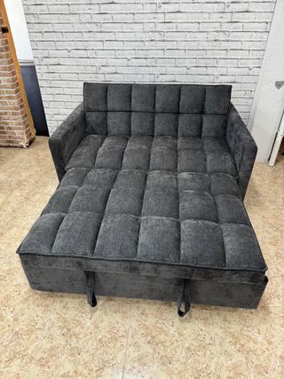 Sofá Cama, Terciopelo Suave, Nuevo