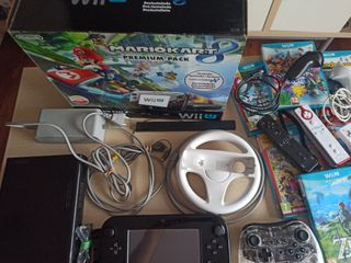 Nintendo Wii U + accesorios y juegos