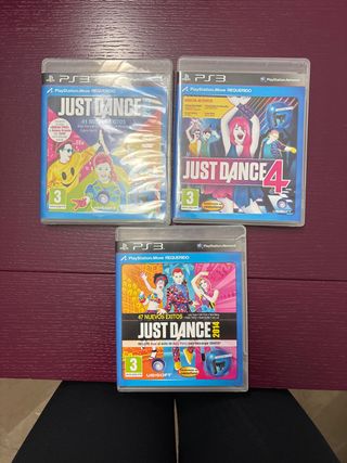Lote 3 Juegos Just Dance PS3