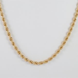 Cadena cordón oro 18k 750 50cm