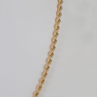 Cadena cordón oro 18k 750 50cm