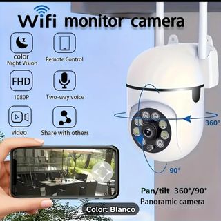 Cámara de Seguridad Blanca