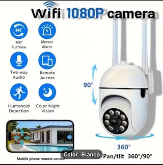 Cámara de Seguridad Blanca