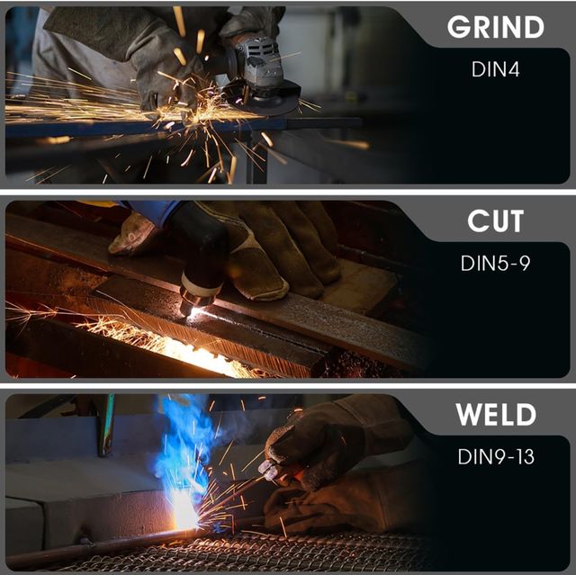 ANDELI Casco de soldadura, panorámico de 180° 3.94