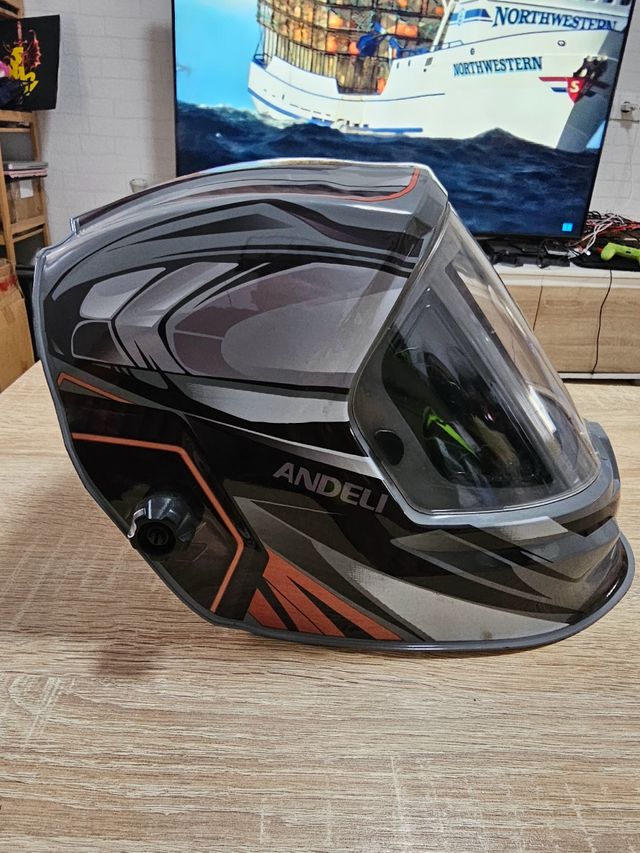 ANDELI Casco de soldadura, panorámico de 180° 3.94