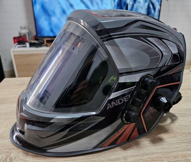 ANDELI Casco de soldadura, panorámico de 180° 3.94