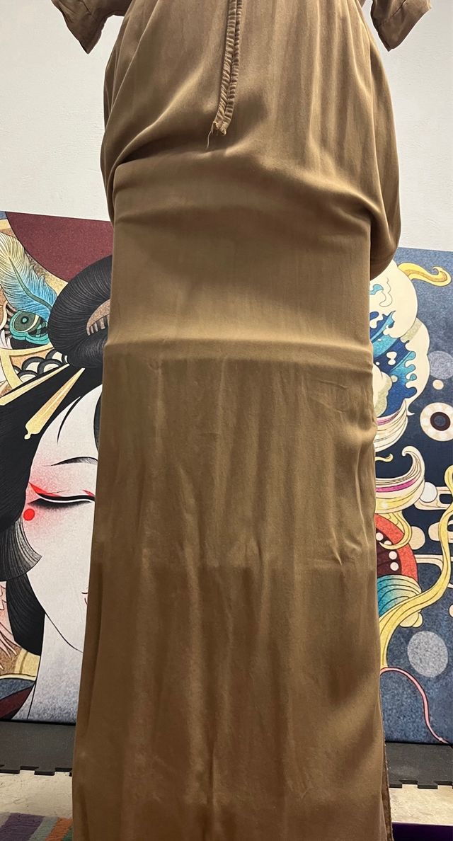 Vestido marrón talla única
