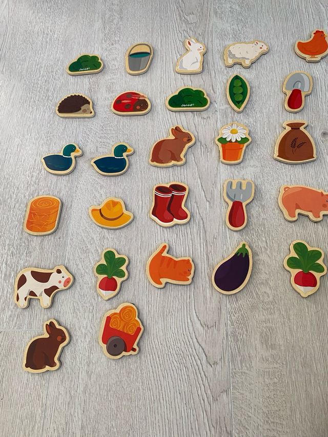 Juego de imanes Janod animales y granja