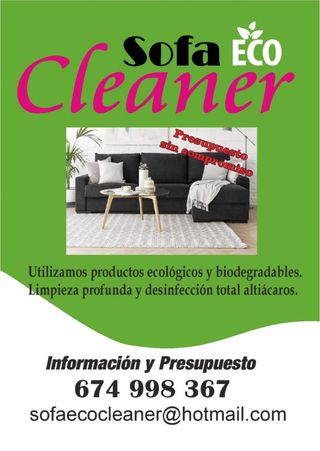 Limpieza de sofás en Murcia