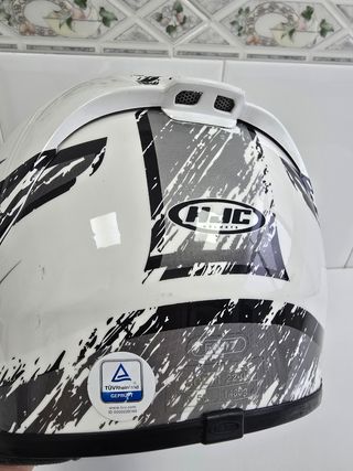 Casco Integral HJC FG-17 Talla S 56 Blanco/Negro