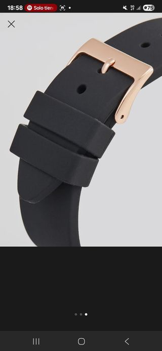 Reloj Guess Dorado y Negro con Cristales