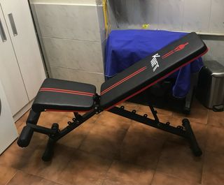Banco de pesas multifuncional plegable