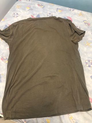 Camiseta G-Star Raw chico verde militar