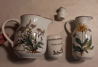 Set 3pz Ceramica Botanica