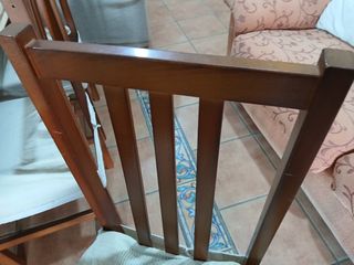 5 Sillas para salón de madera