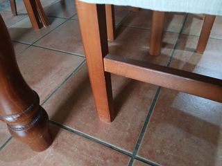 5 Sillas para salón de madera