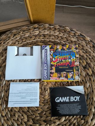 Street fighter game boy caja