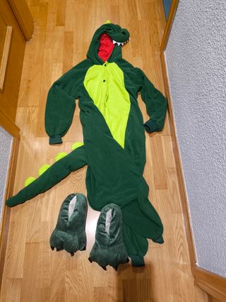 Disfraz pijama dragón adulto