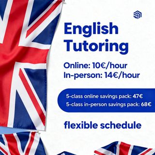 Clases de inglés con nivel nativo.