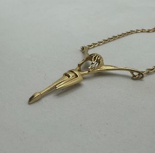 Cadena Cristo de oro de 18k, 11.94 g, 54 cm.